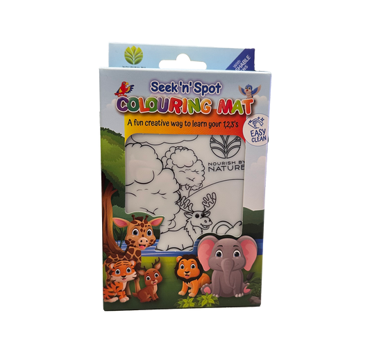 Seek n Spot Animal Silicone Colouring Mat